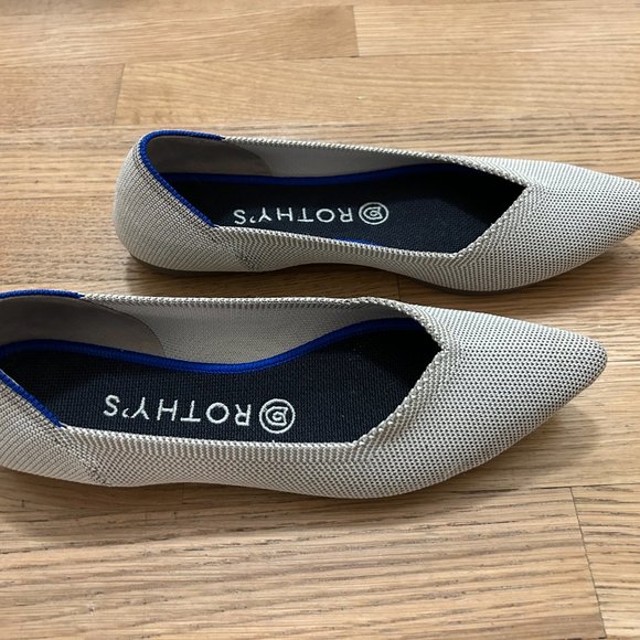 Rothy's The Point Grey Flax Birdseye flats - Picture 2 of 4